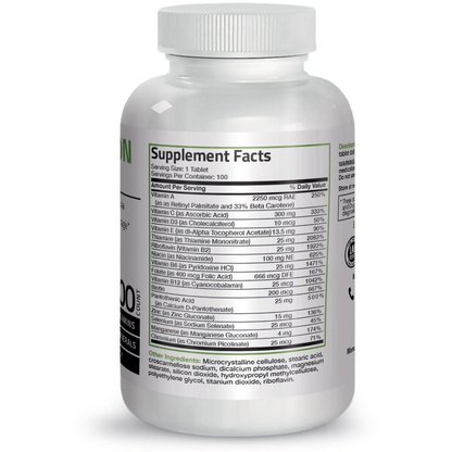 Bronson Vitamins the Bronson Formula® Once Daily Multivitamin - 100 Tablets