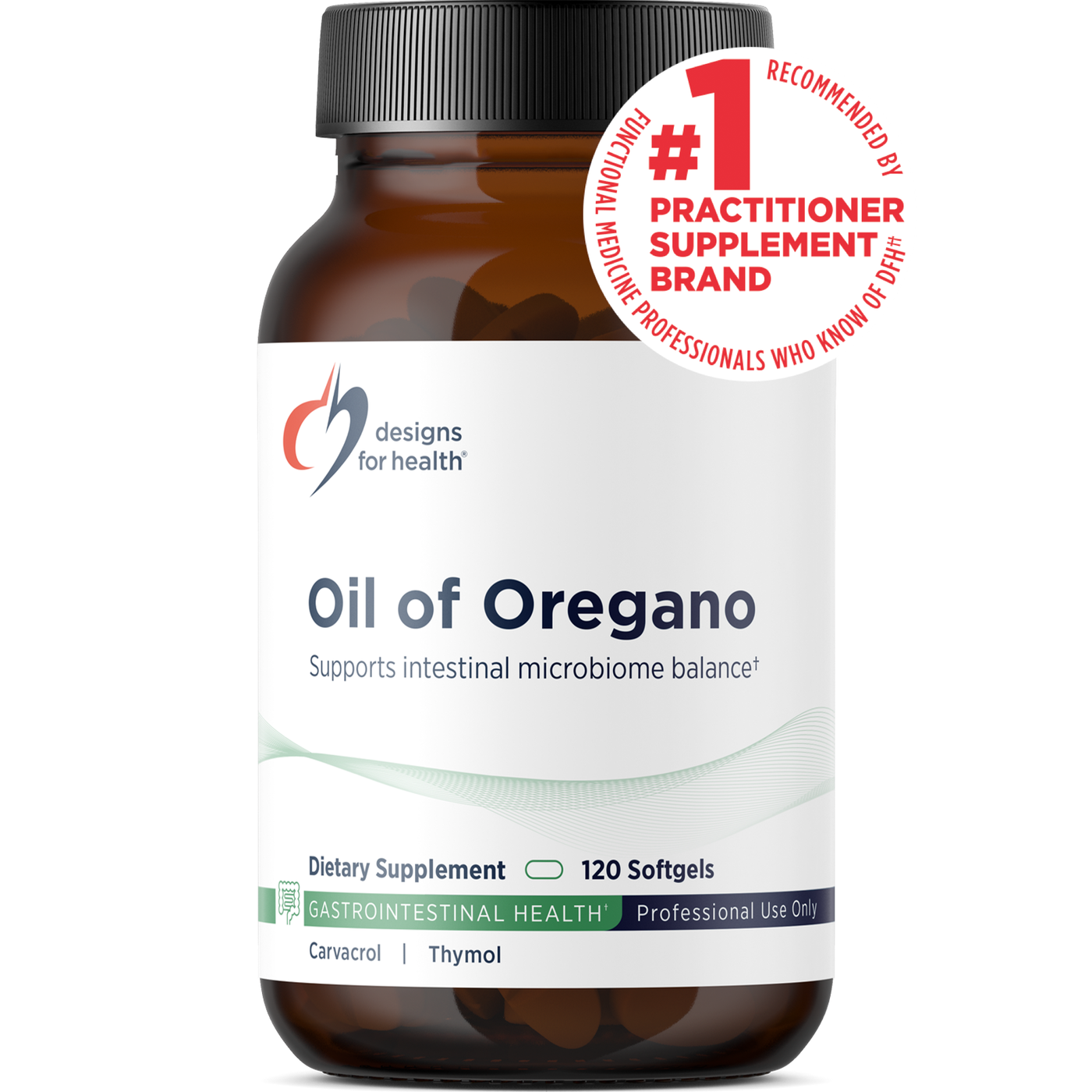 Designs for Health Oil of Oregano 60 Softgels