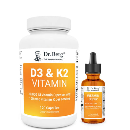 Dr. Berg Ultimate D3 & K2 Health Boost Bundle – 50% OFF