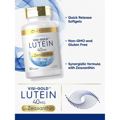 Carlyle Nutritionals Lutein 40mg & Zeaxanthin | 180 Softgels