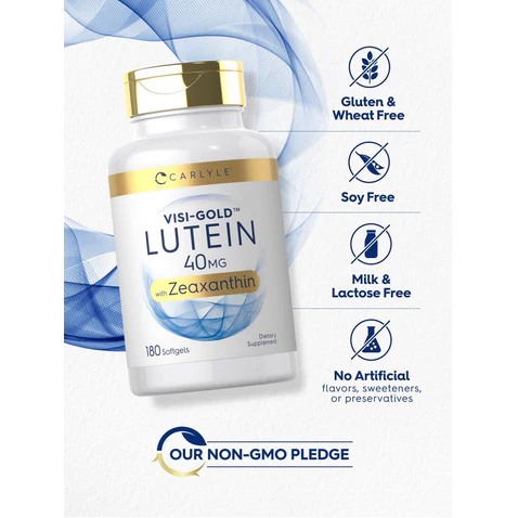 Carlyle Nutritionals Lutein 40mg & Zeaxanthin | 180 Softgels