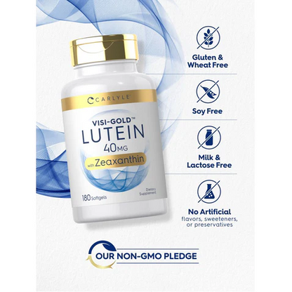 Carlyle Nutritionals Lutein 40mg & Zeaxanthin | 180 Softgels