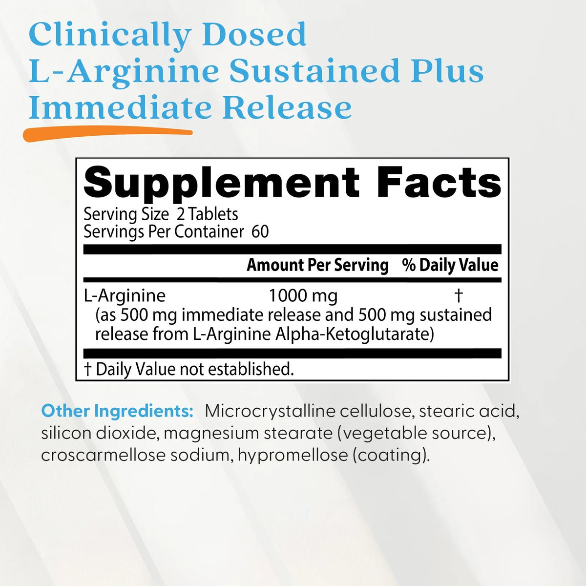 Doctor's Best, L-Arginine, 120 Bilayer Tablets