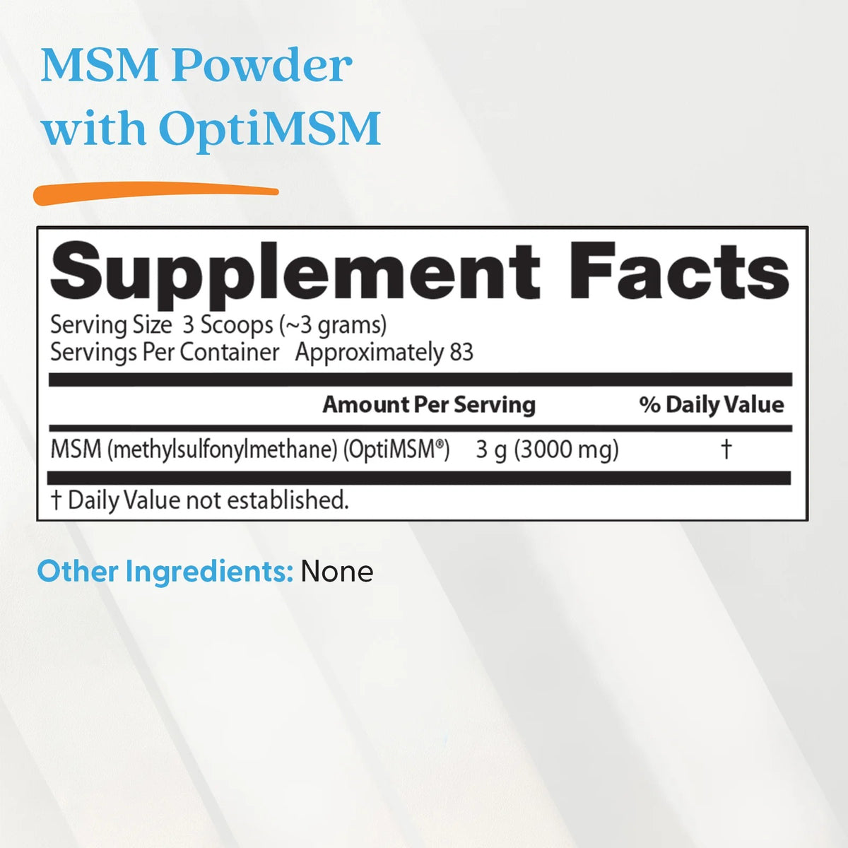 Doctor's Best Msm Powder with Opti Msm 250g