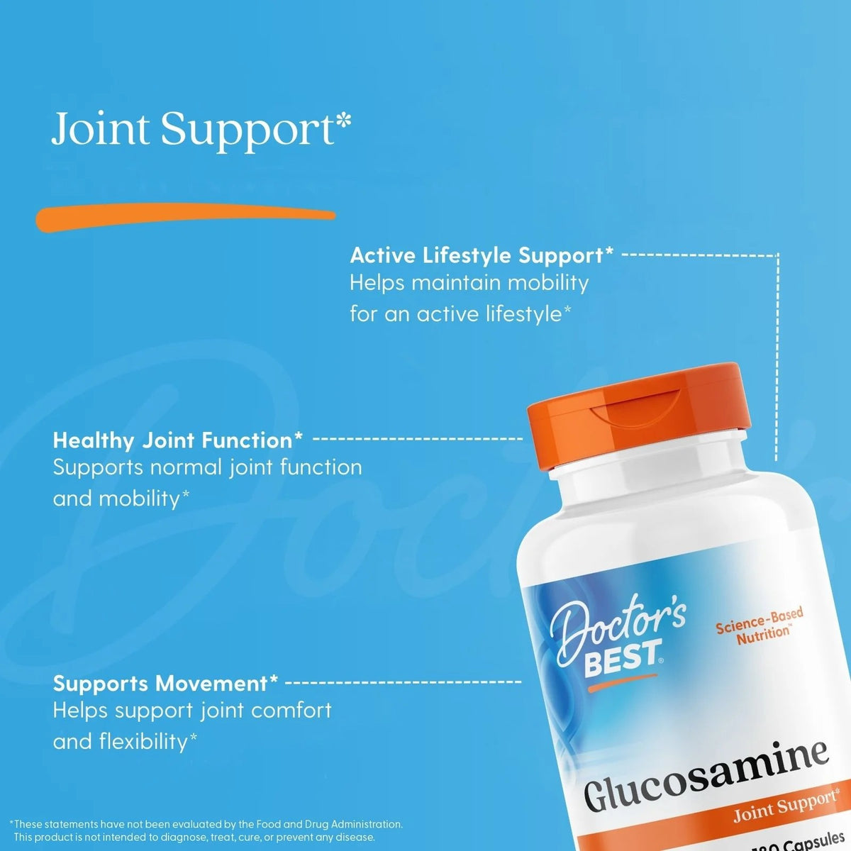 Doctor's Best Glucosamine Sulfate, 750 Mg, 180 Capsules