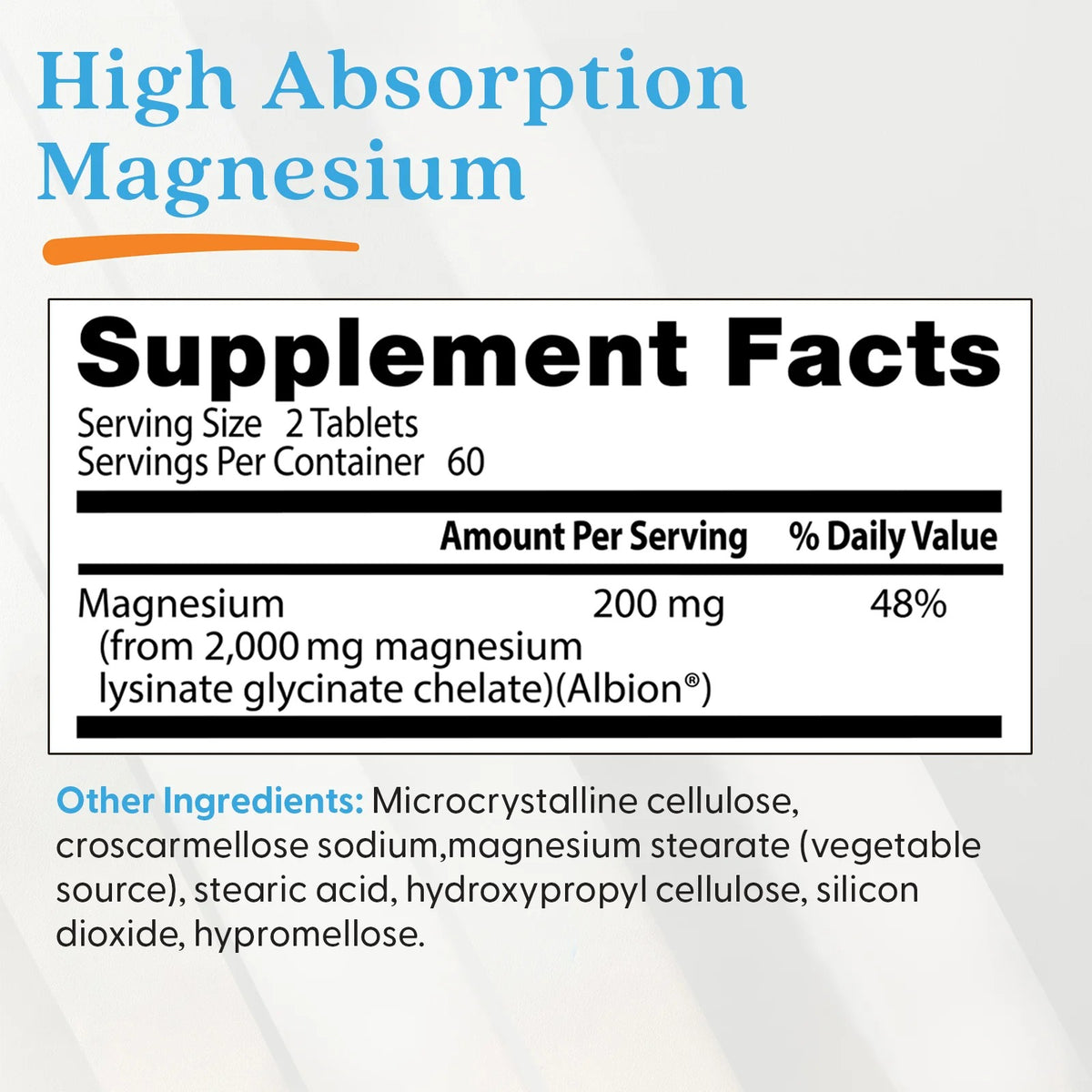 Doctor's Best High Absorption Magnesium Bisglycinate 100Mg