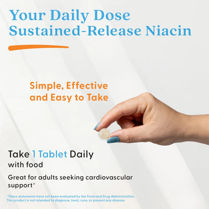 Doctor's Best Sustained-Release Niacin With NiaXtend - Supports Cardiovascular Health