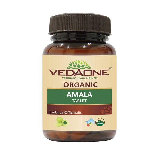 Vedaone Wellness Organic Amla 750 Mg 60 Tablets