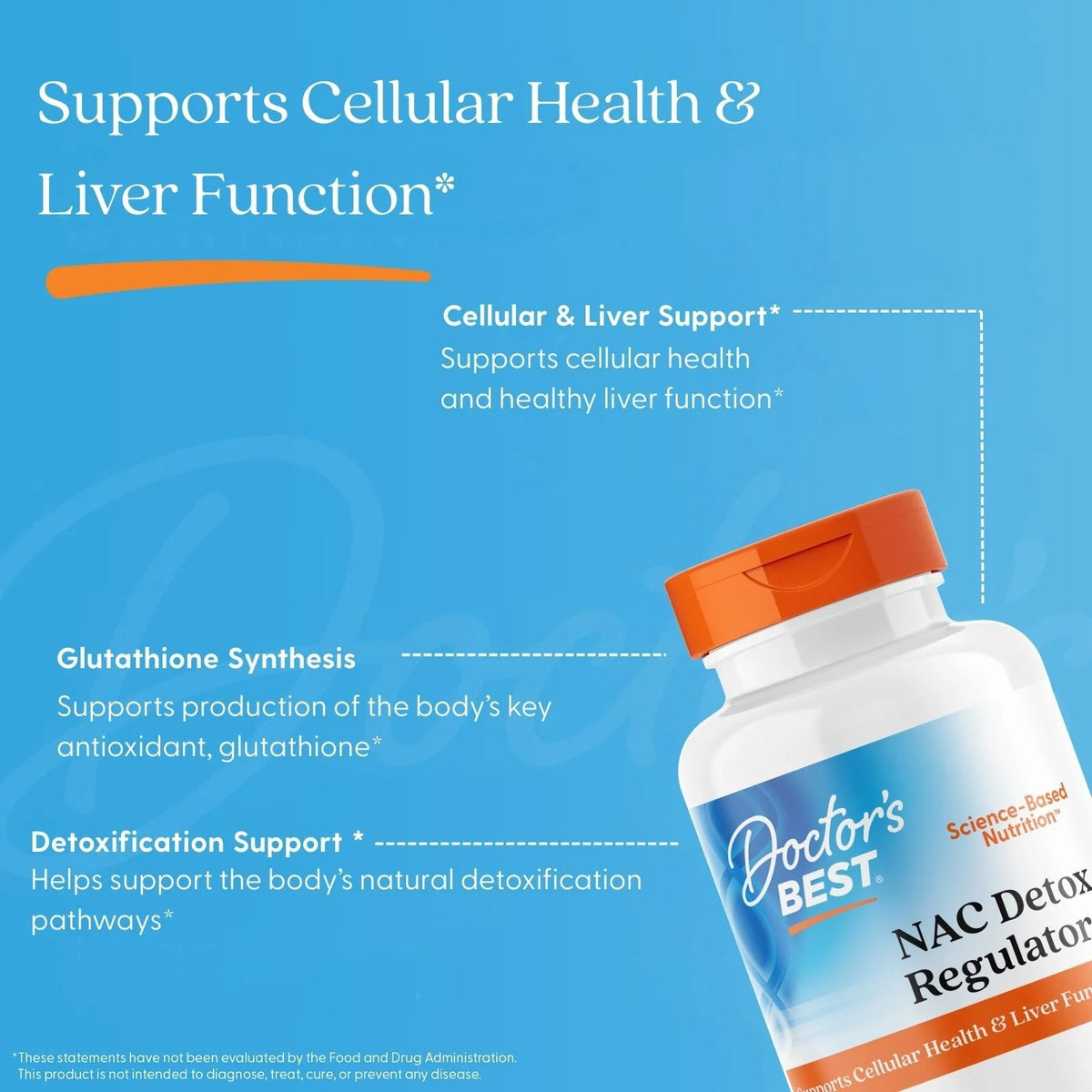Doctor's Best NAC Detox Regulators, 60 Veggie Caps