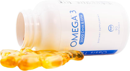 Oasis TEARS Omerga 3 Fish Oil 3000mg DHA EPA 90 Softgels Pakistan