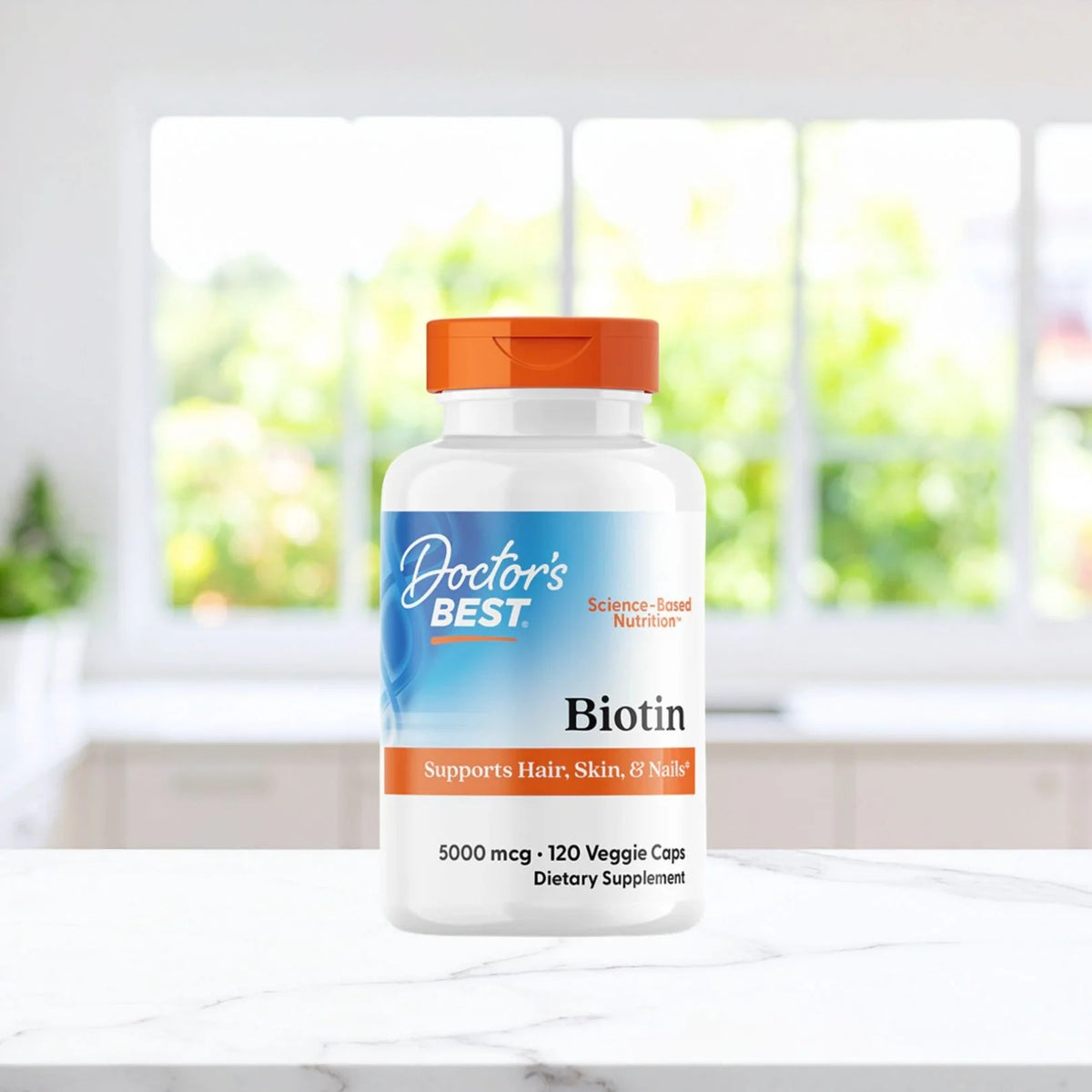 Doctor's Best Biotin, 5,000 Mcg, 120 Veggie Caps