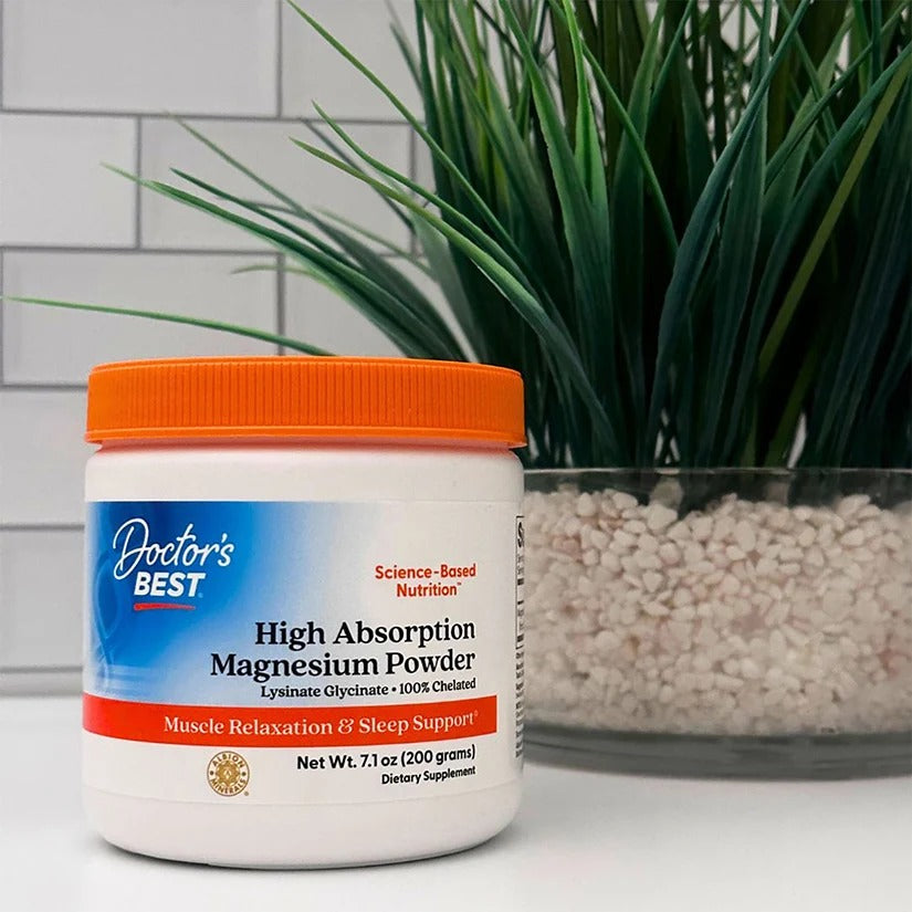 Doctor's Best High Absorption Magnesium Powder,  200 g
