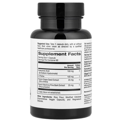 California Gold Nutrition, Hyaluronic Acid Complex 60 caps