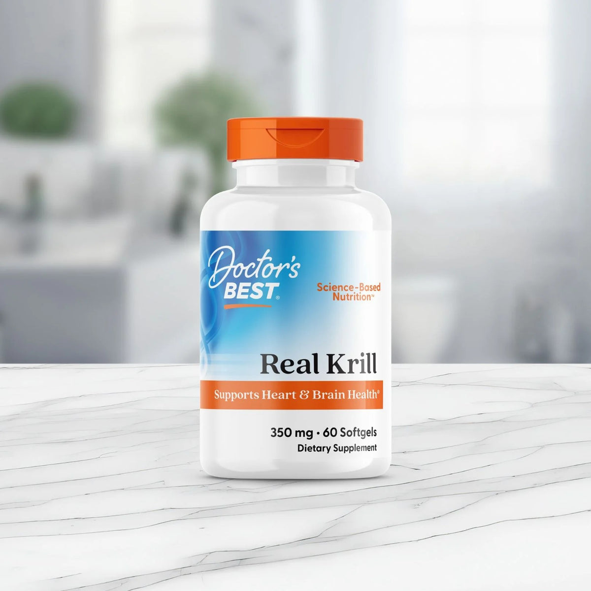 Doctor's Best Real Krill 350mg Softgels 60 Count