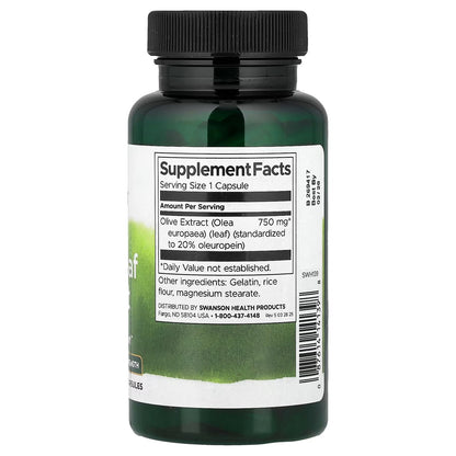 Swanson Olive Leaf Extract 60 caps