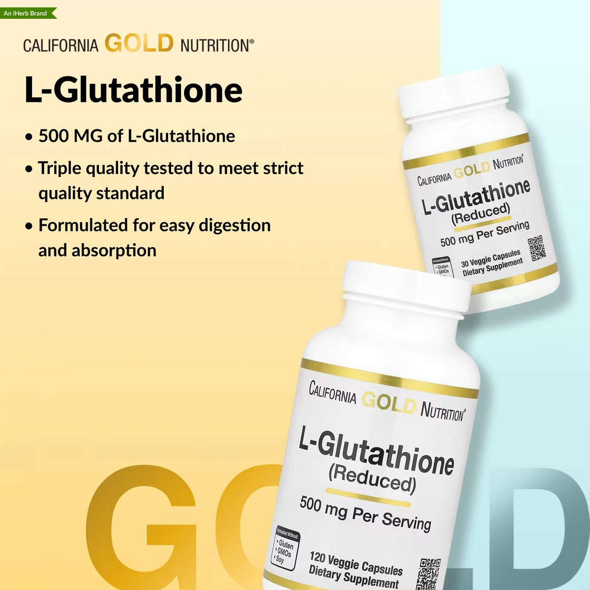 California Gold Nutrition, L-Glutathione