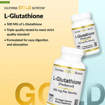 California Gold Nutrition, L-Glutathione