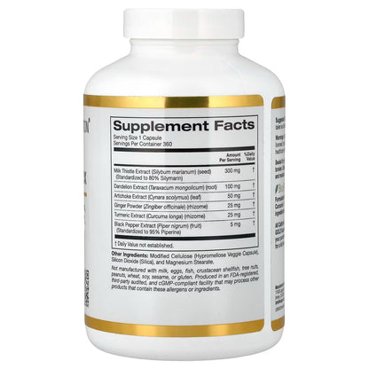 California Gold Nutrition Silymarin Complex 360 caps