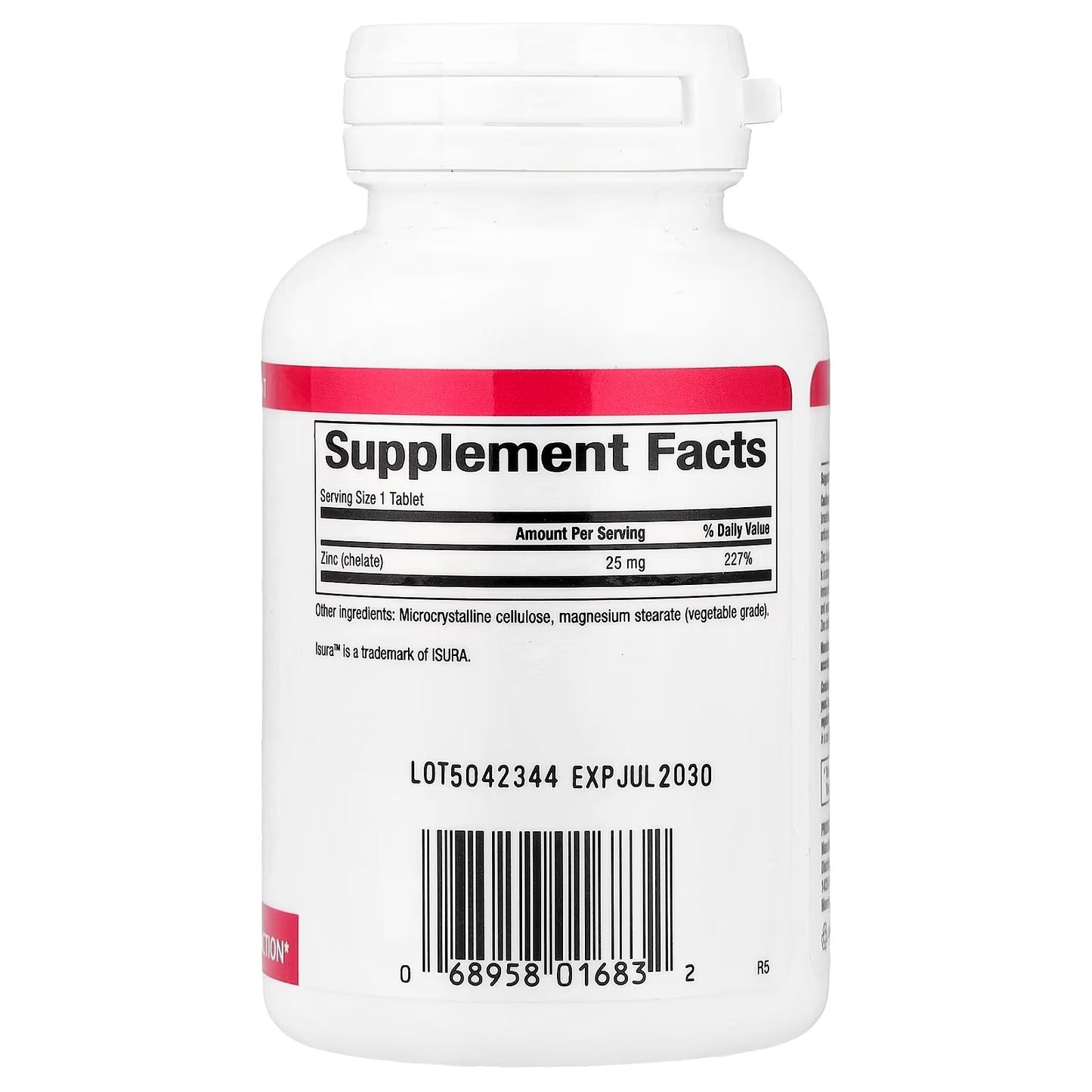 Natural Factors Zinc Chelate 25 mg 90 Tablets Dietary supplement