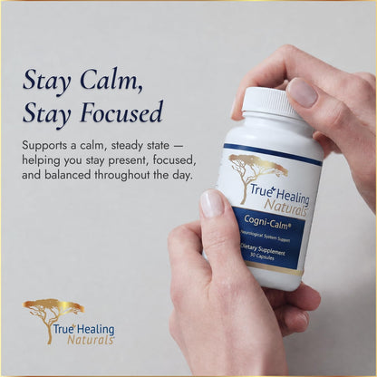 True Healing Naturals Cogni-Calm Neurological System Support 30 Capsules