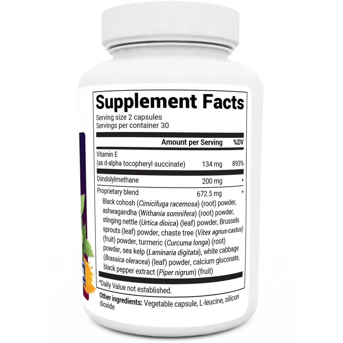 Dr. BergⓇ DIM Supplement – 200mg Estrogen Balance Formula (60 Capsules)