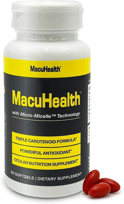 Macuhealth Triple Carotenoid Formula - Eye Vitamins for Adults 90 Softgels Pakistan