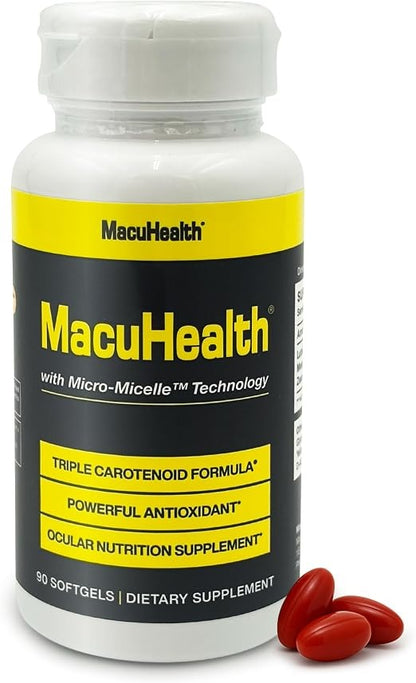 Macuhealth Triple Carotenoid Formula - Eye Vitamins for Adults 90 Softgels Pakistan