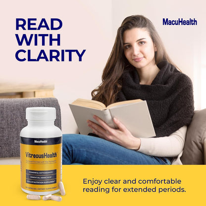 Macuhealth VitreousHealth Evidence-Based Eye Supplement 90 Capsules Pakistan