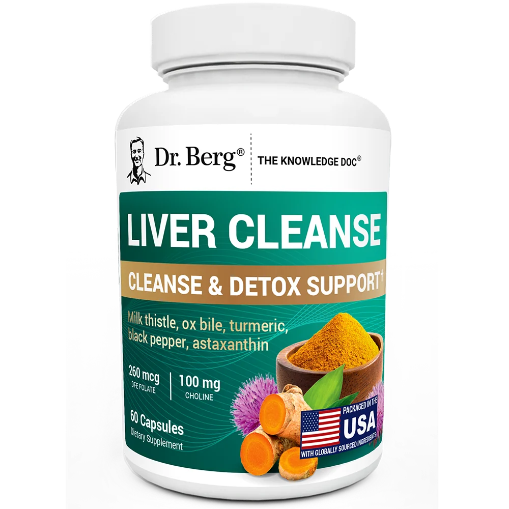 Dr. Berg Liver Cleanse & Detox Support – 60 Capsules