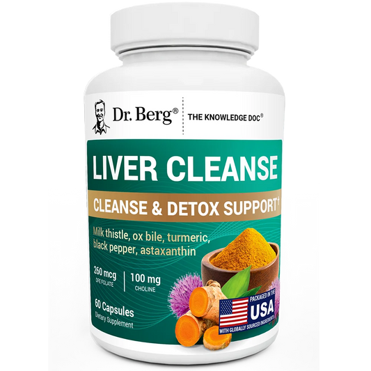 Dr. Berg Liver Cleanse & Detox Support – 60 Capsules