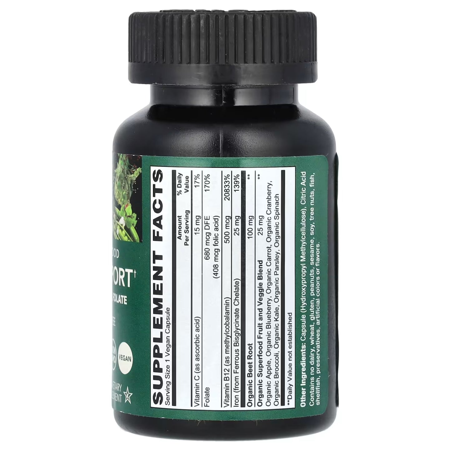 PlantFusion Vegan Wholefood Blood Support Supplement Pakistan