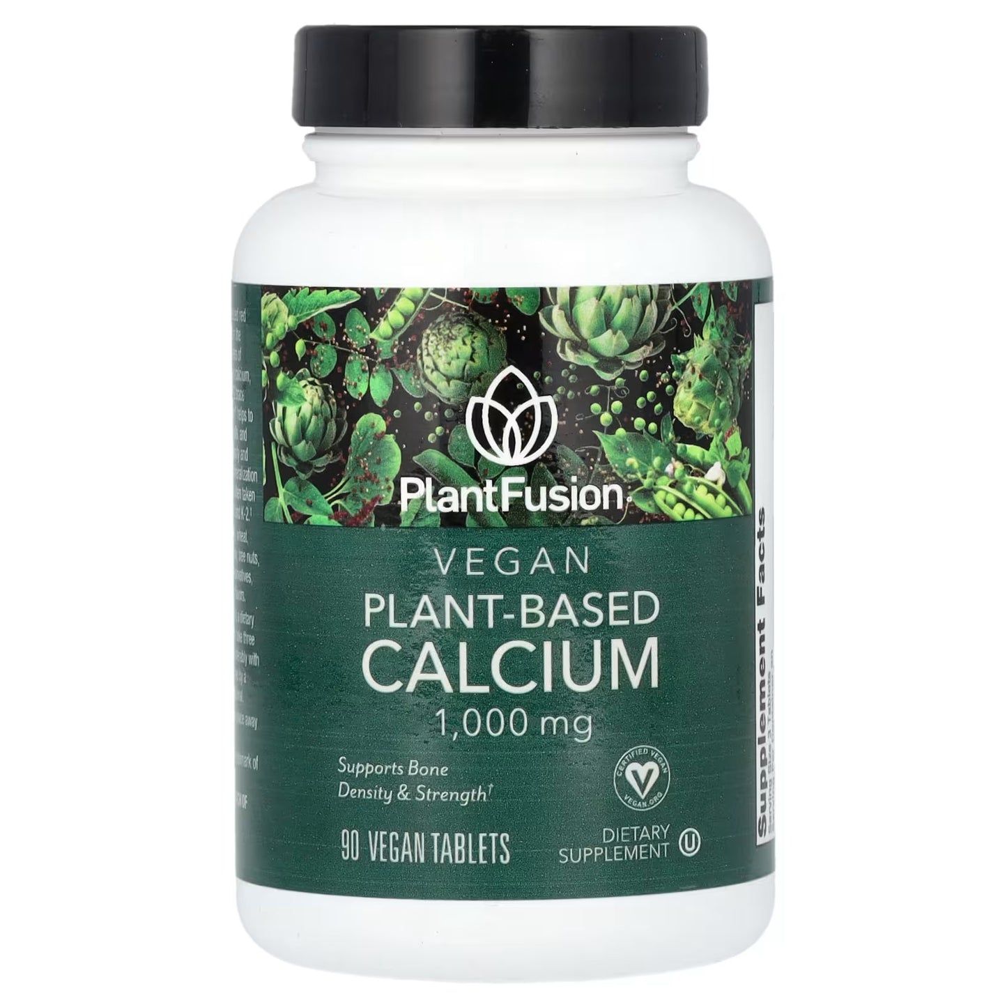 PlantFusion Plant-Based Calcium 333 mg – 90 Vegan Tablets