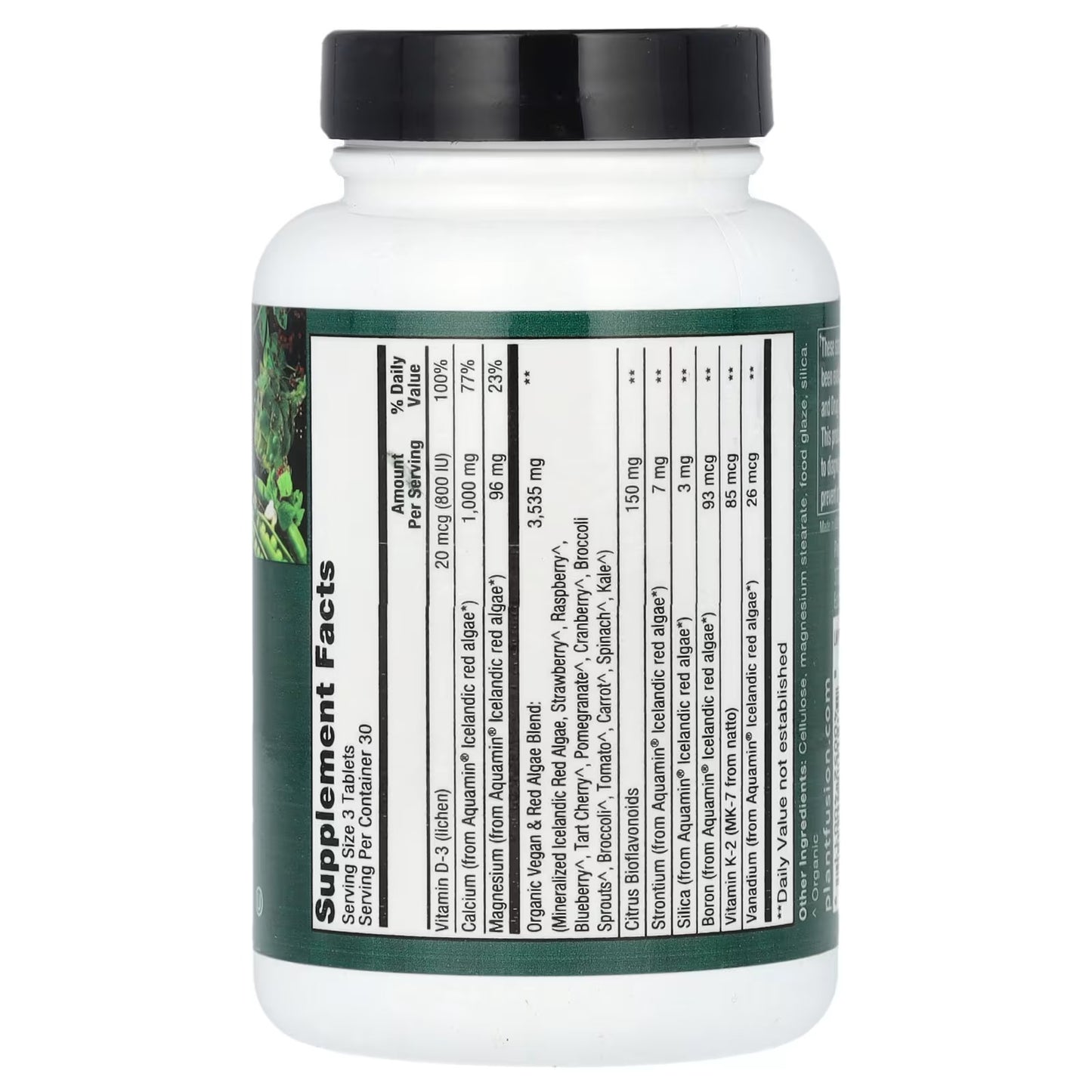 PlantFusion Plant-Based Calcium 333 mg – 90 Vegan Tablets