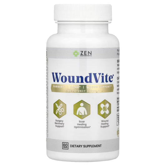 Zen Nutrients WoundVite Supplement – 60 Capsules