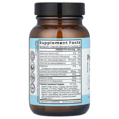 Zen Nutrients PeptideVite Supplement Capsules – 60 Count