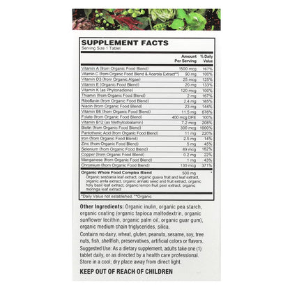 PlantFusion One-A-Day Multivitamin for Men – 30 Vegan Tablets