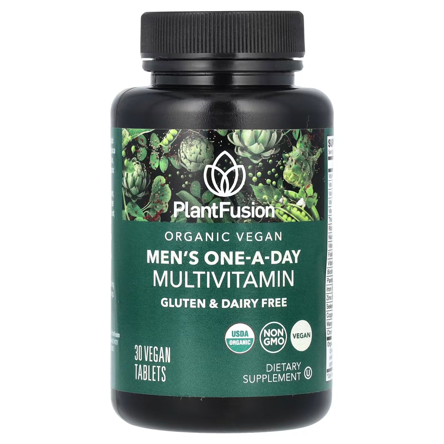 PlantFusion One-A-Day Multivitamin for Men – 30 Vegan Tablets