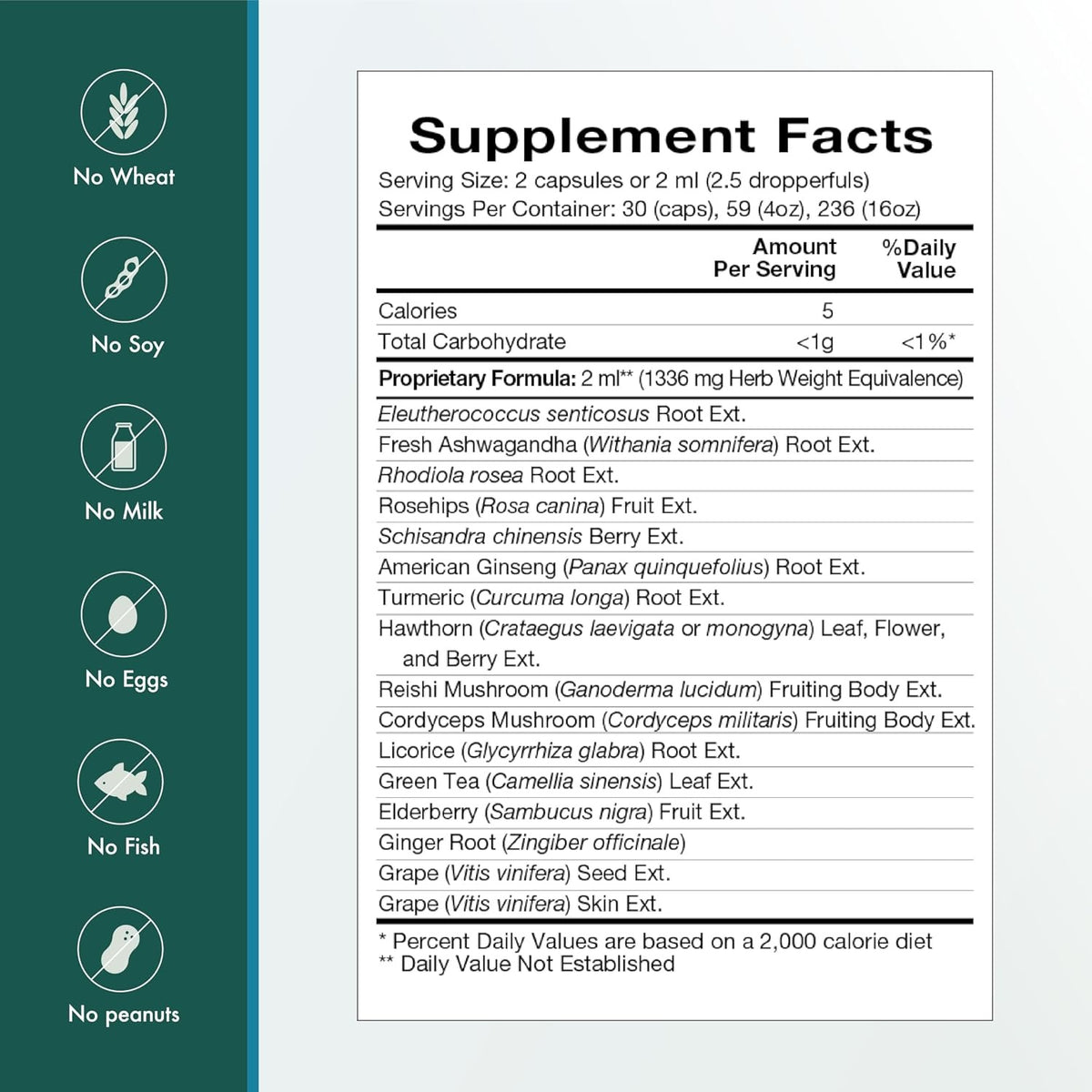 Natura Health Products Vital Adapt Rhodiola & Ashwagandha 118 ML