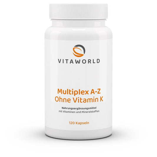 Vitaworld Multiplex A-z Ohne Vitamin K 120 Capsules Now in Pakistan