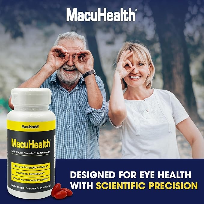 Macuhealth Triple Carotenoid Formula - Eye Vitamins for Adults 90 Softgels Pakistan