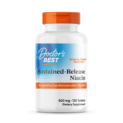 Doctor's Best Sustained-Release Niacin With NiaXtend - Supports Cardiovascular Health
