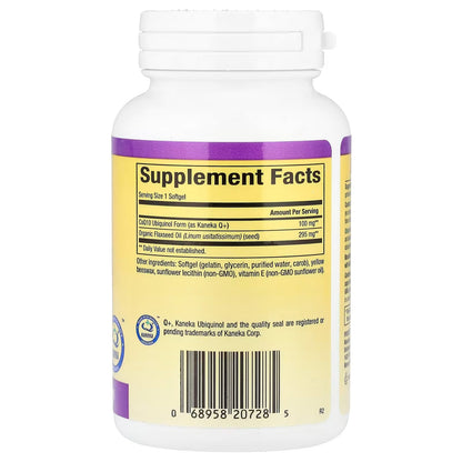 Natural Factors Ubiquinol Active CoQ10 100 mg 120 Softgels