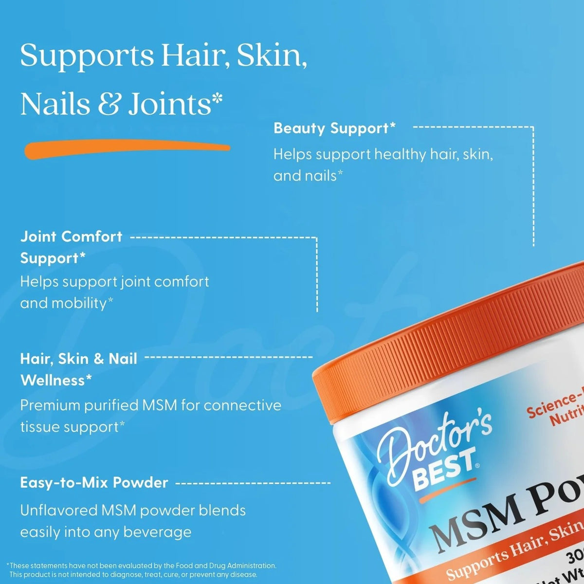 Doctor's Best Msm Powder with Opti Msm 250g