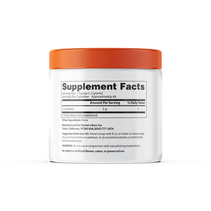 Doctor's Best L-Citrulline Powder, 200g