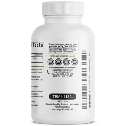 Bronson Rhodiola Rosea Adaptogen for Stress 60 Capsules