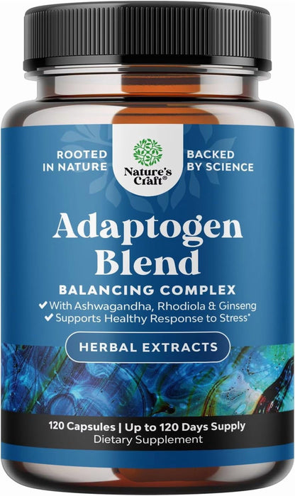 Nature Crafts Adaptogen Blend Balance Complex 90 Capsules