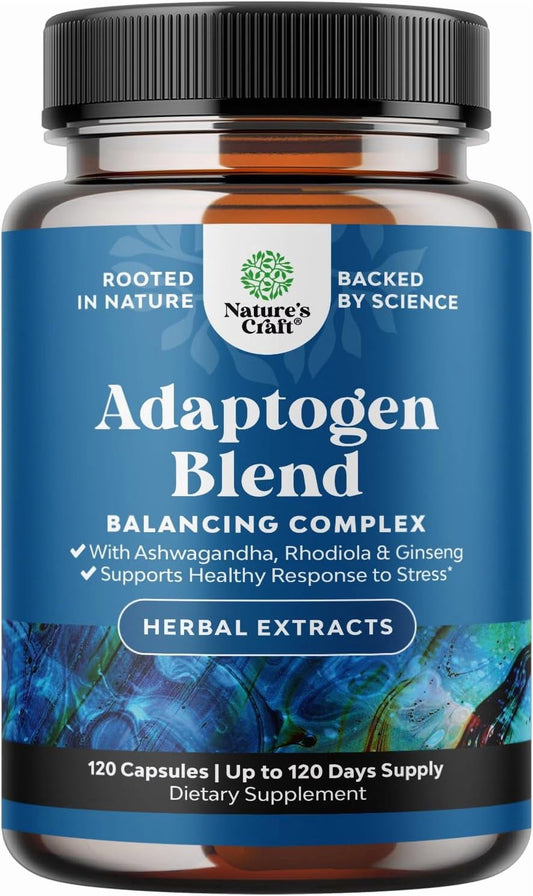 Nature Crafts Adaptogen Blend Balance Complex 90 Capsules