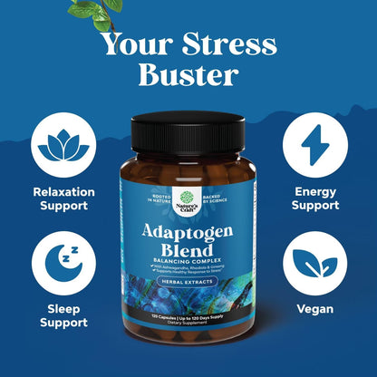 Nature Crafts Adaptogen Blend Balance Complex 90 Capsules
