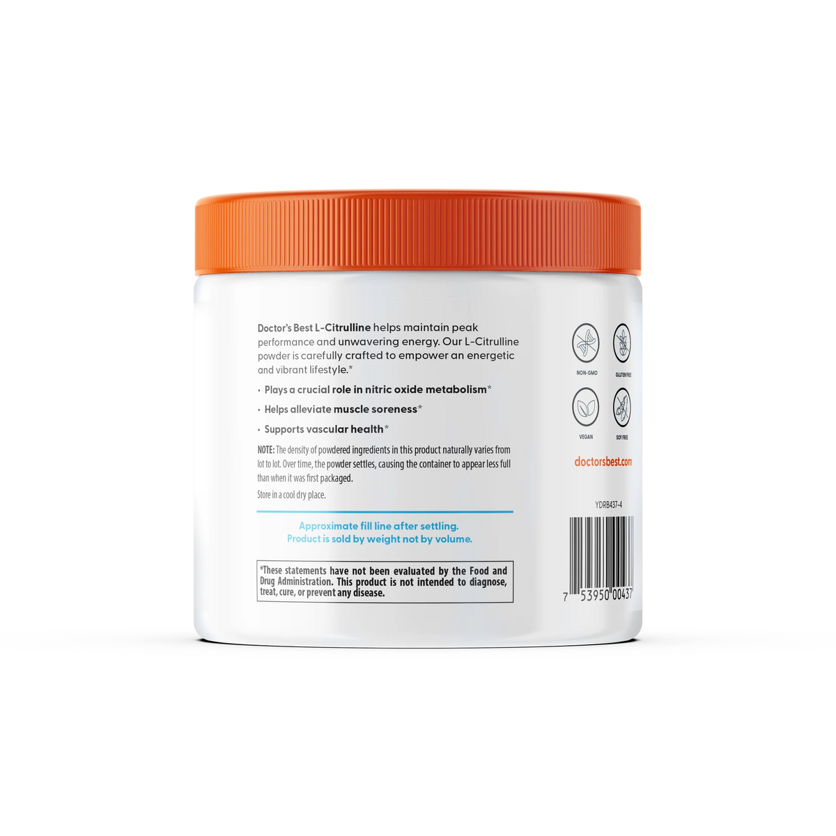 Doctor's Best L-Citrulline Powder, 200g