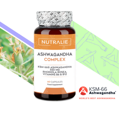 Nutralie Ashwagandha Complex Ksm 66 550 Mg 60 Capsules